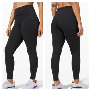 Lululemon Swift Speed High-Rise Tight 28" Black Side Pockets CW3